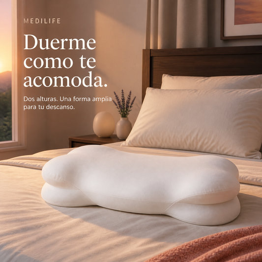 Almohada Nube MEDILIFE amplia con dos orientaciones