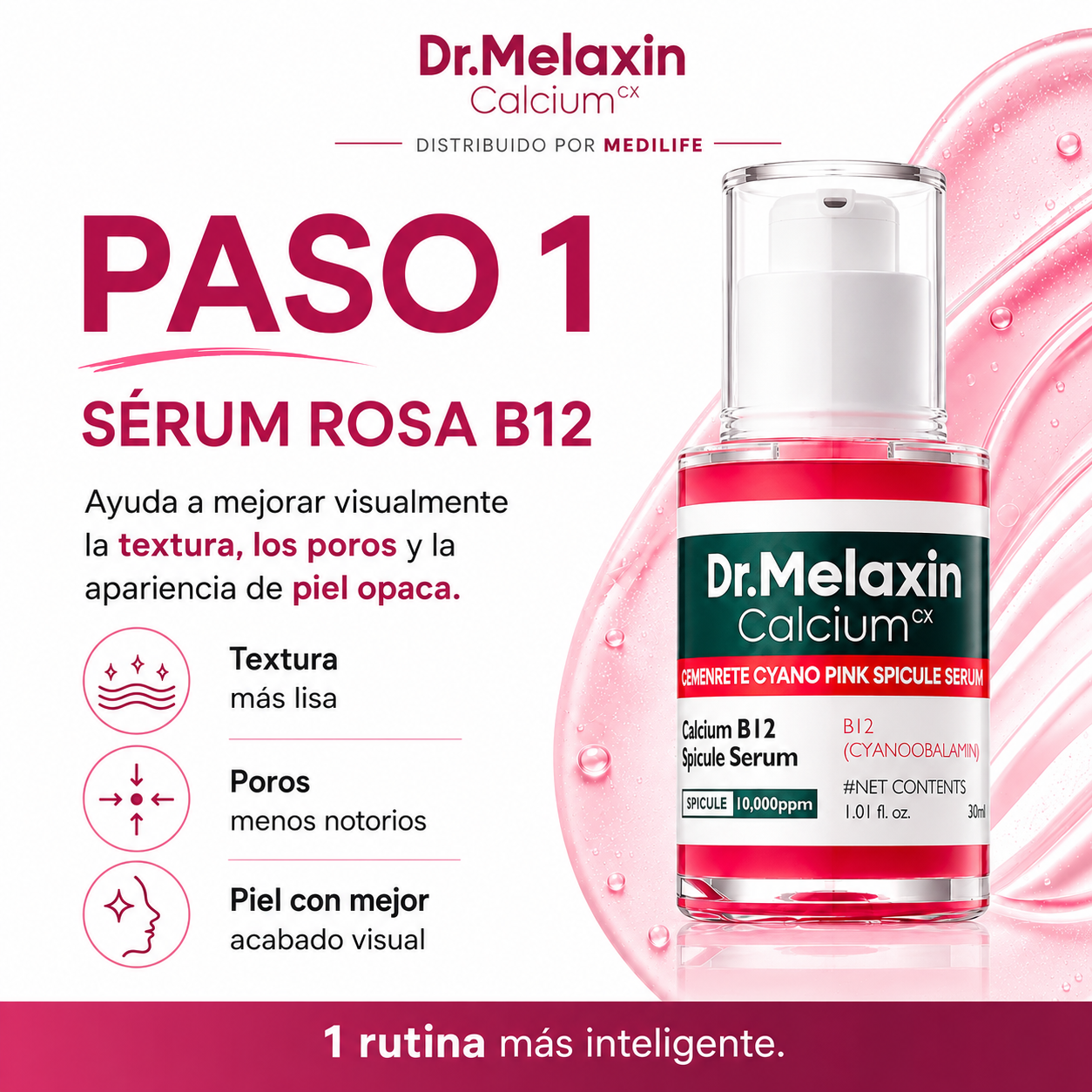 Set x5 Collagen Boost – Rutina Coreana Glass Skin 5 en 1 para Manchas, Poros y Firmeza