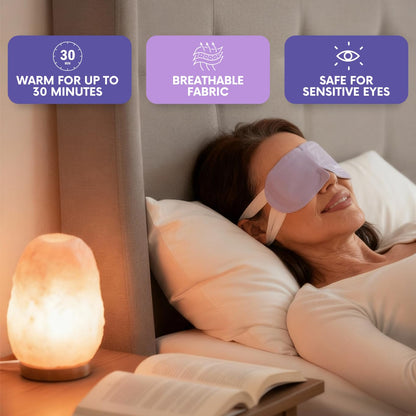 Self-Heating Thermal Eye Mask for Sleep