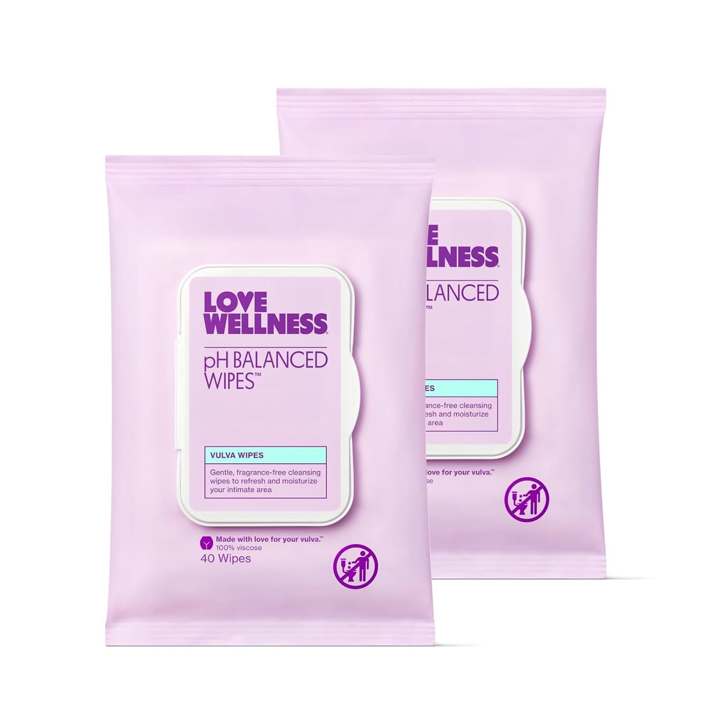 Love Wellness pH Balancing Wipes for Women