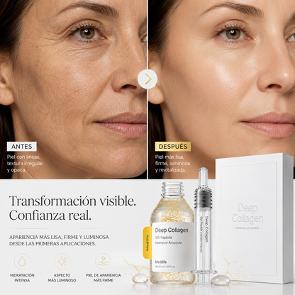 Ampolla Intensiva de Colágeno y 30 Péptidos para Suavizar Arrugas y Reafirmar la Piel – 40 ml
