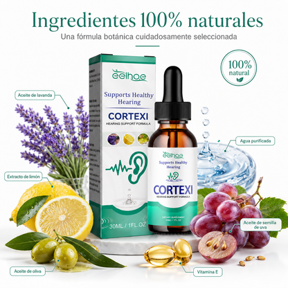 Fórmula Auditiva para Oído Tapado, Zumbido, Dolor ó Acumulación de Cerumen – 30 ml