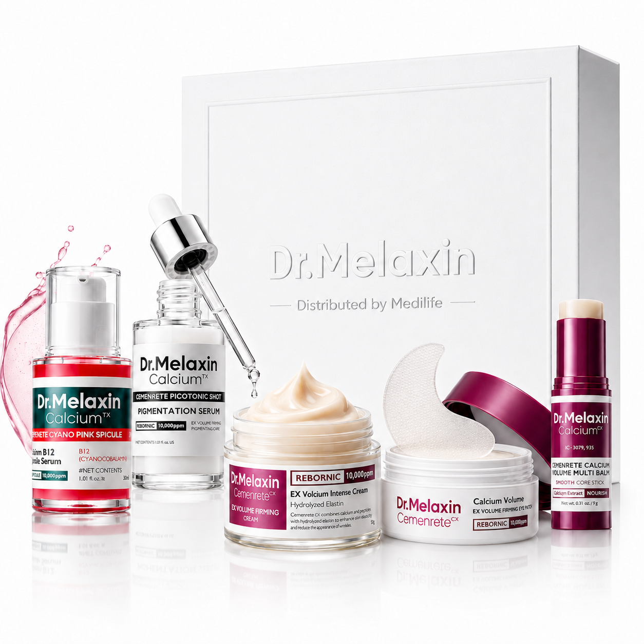 5-Piece Collagen Boost Set – Korean 5-in-1 Glass Skin Routine for Dark Spots, Pores, and Firmness