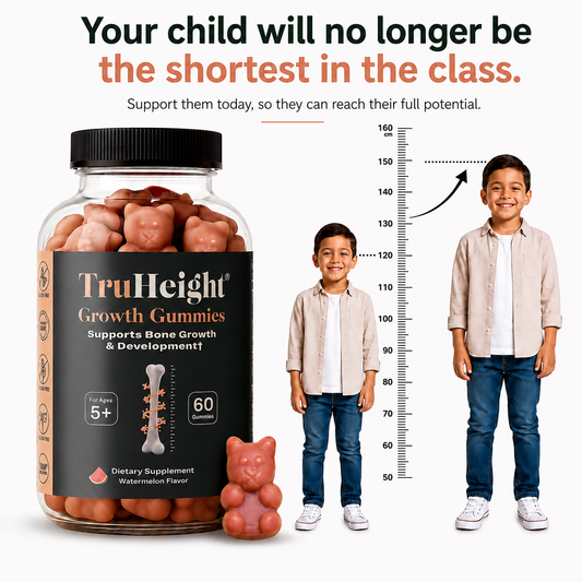 Growth Gummies | Nutritional Support + Vitamins D3 & K2