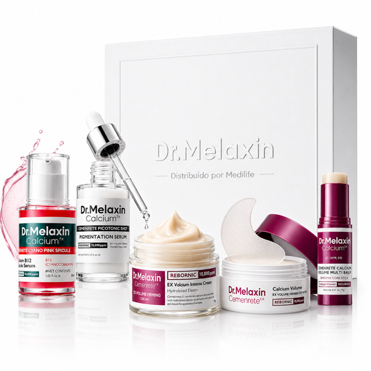 Set x5 Collagen Boost – Rutina Coreana Glass Skin 5 en 1 para Manchas, Poros y Firmeza