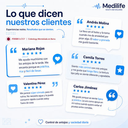 Suplemento Alimenticio FOODOLOGY Coleology Mermelada en Barra