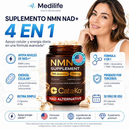 NMN - NAD 4-in-1 Supplement with Quercetin