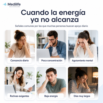 Vitamina B12, B6, B1, Niacina y Ácido Fólico en Gotas