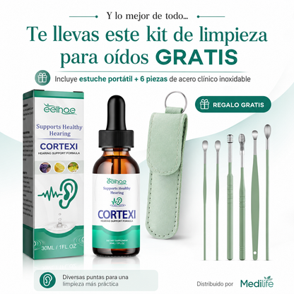 Fórmula Auditiva para Oído Tapado, Zumbido, Dolor ó Acumulación de Cerumen – 30 ml