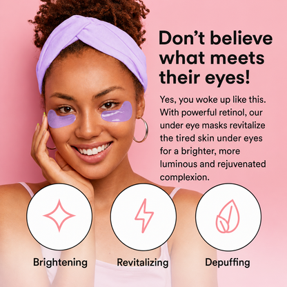 Grace & Stella Retinol Under Eye Patches for Puffy Eyes and Dark Circles