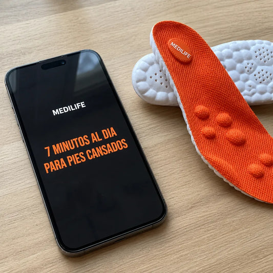 Guía digital MEDILIFE: 7 minutos al día para pies cansados
