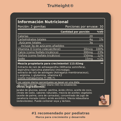 Gomitas de Crecimiento | Apoyo Nutricional + Vitaminas D3 y K2
