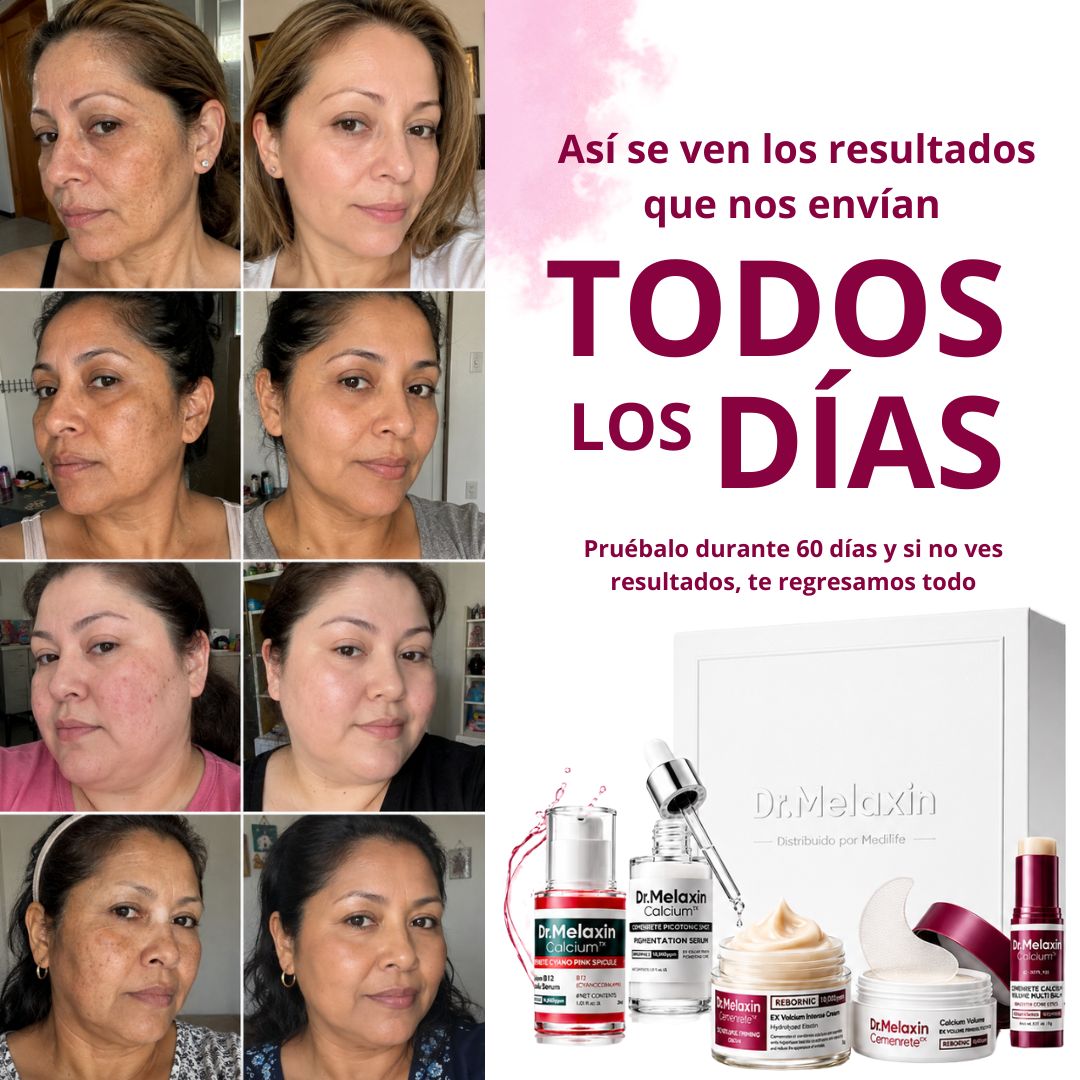 Set x5 Collagen Boost – Rutina Coreana Glass Skin 5 en 1 para Manchas, Poros y Firmeza