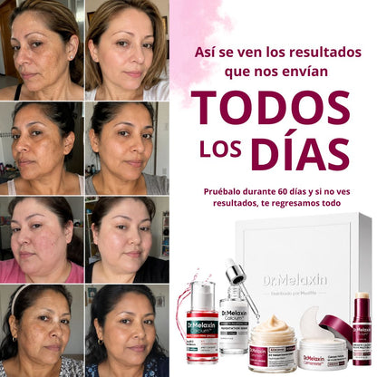 Set x5 Collagen Boost – Rutina Coreana Glass Skin 5 en 1 para Manchas, Poros y Firmeza